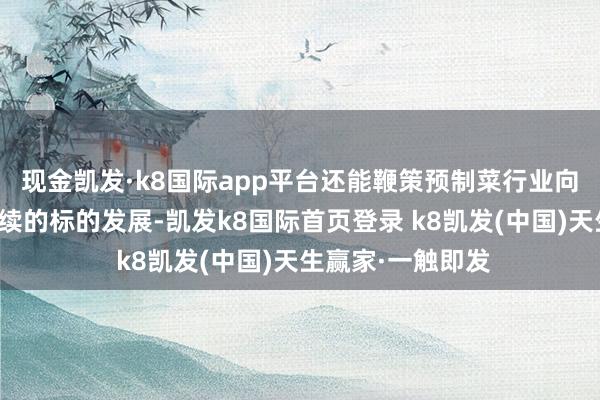 现金凯发·k8国际app平台还能鞭策预制菜行业向愈加健康、可抓续的标的发展-凯发k8国际首页登录 k8凯发(中国)天生赢家·一触即发